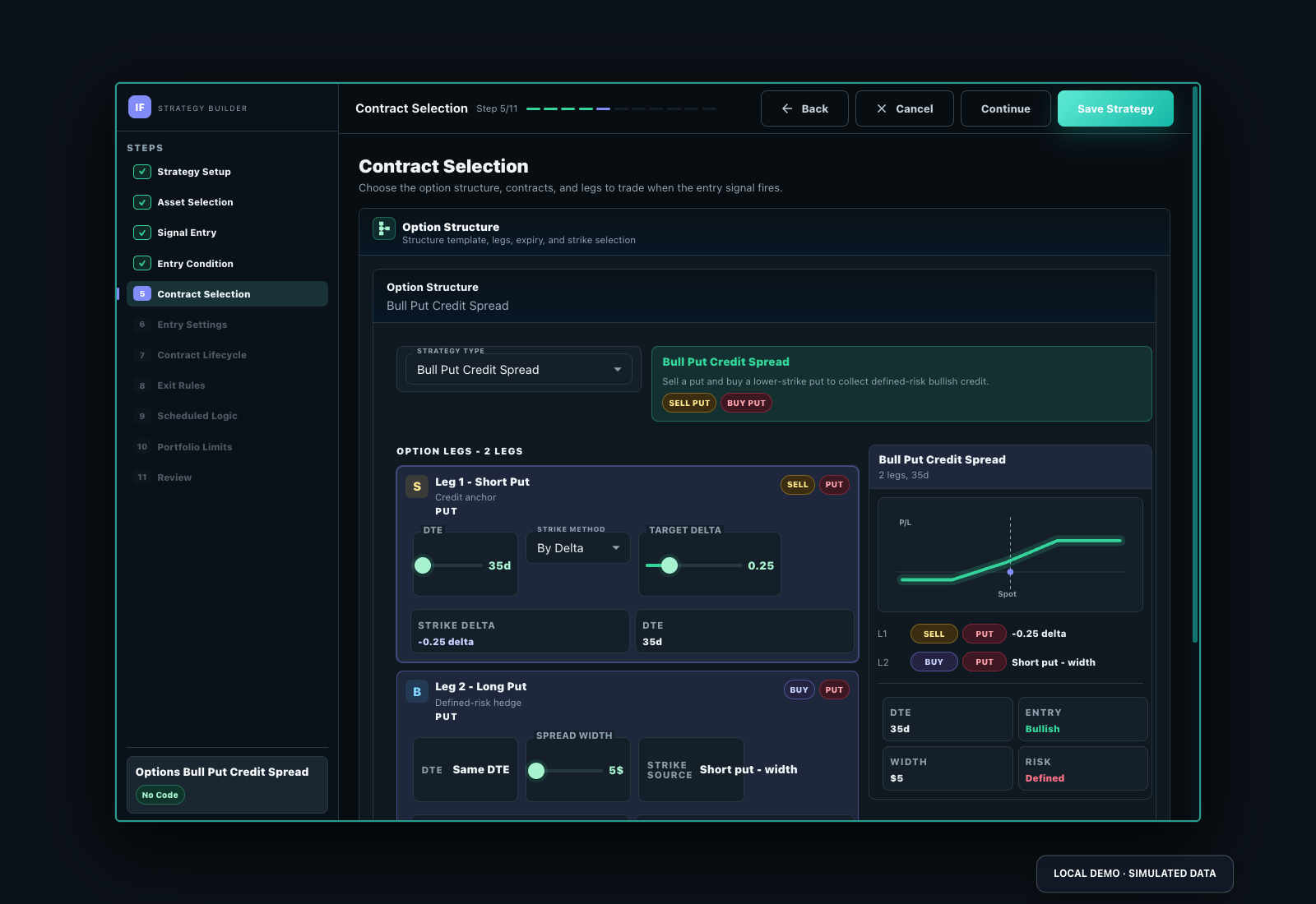 Investfly option-alpha comparison workflow example